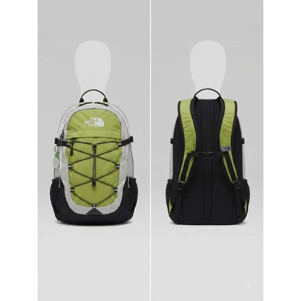 The North Face Borealis Backpack Y2K Green Gray Black Hiking Gorpcore Laptop